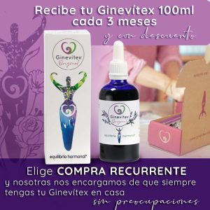 GINEVÍTEX, EQUILIBRIO HORMONAL - 100 ml. Suscripción 3 meses